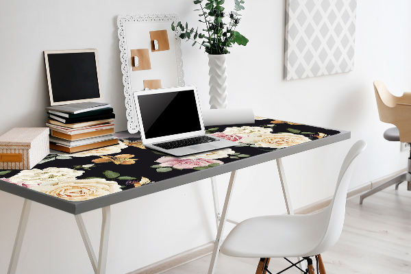 Büro-Schreibtischmatte Vintage Rosen