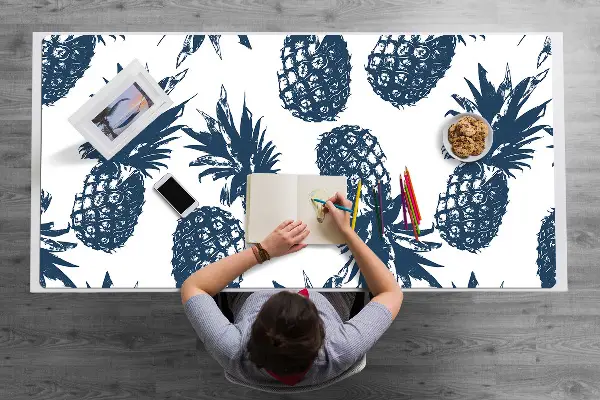 Schreibtischunterlage Graue Ananas