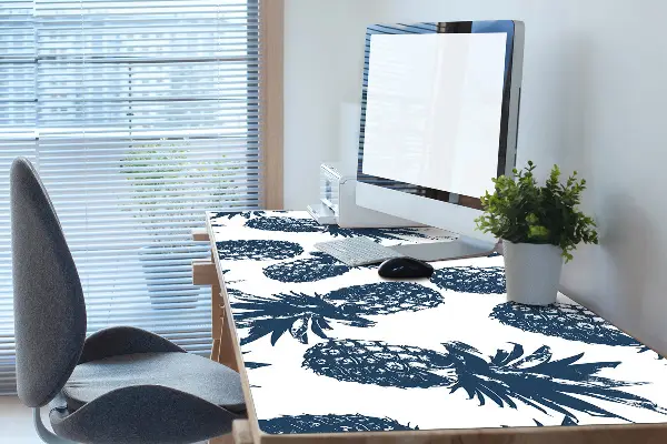 Schreibtischunterlage Graue Ananas