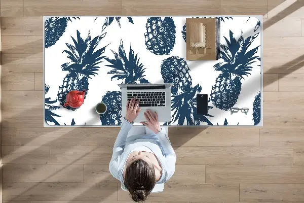 Schreibtischunterlage Graue Ananas