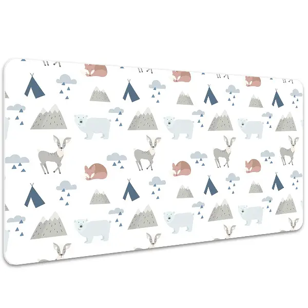 PVC Schreibtischmatte Waldtiere