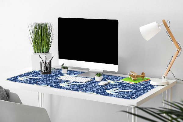 PVC Schreibtischmatte Chinesische Kräne