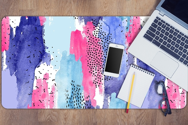 Büro-Schreibtischmatte Abstraktion Aquarell.