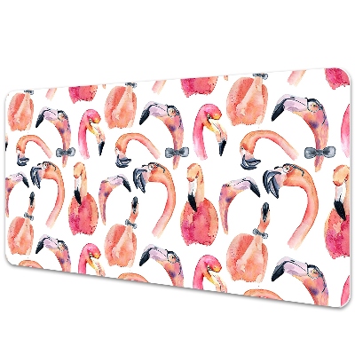 Schreibtisch Unterlegmatte Verrückte Flamingos.