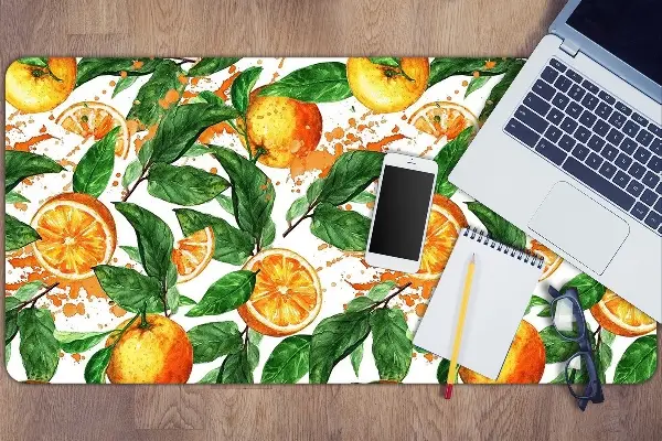 PVC Schreibtischmatte Orangen