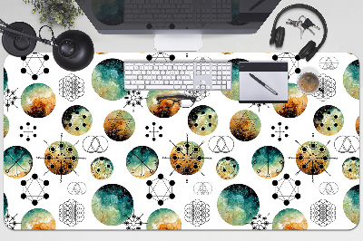 Büro-Schreibtischmatte Galaktisches Muster