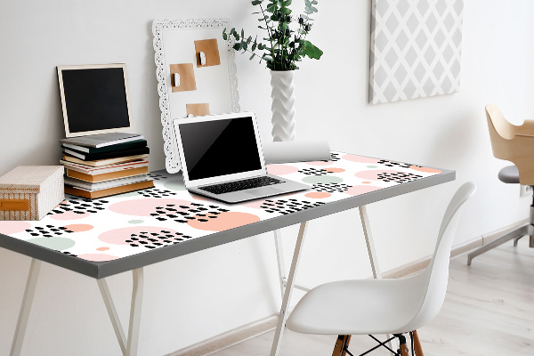 Büro-Schreibtischmatte Bunte Punkte