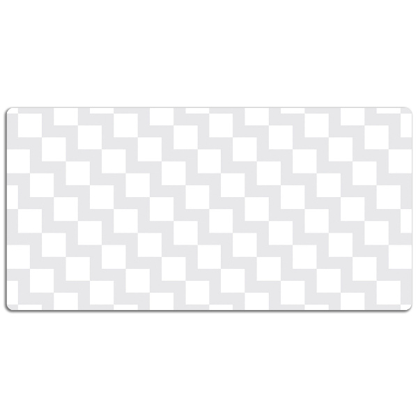 Schreibtisch Unterlegmatte 3D-Quadrate-Muster.