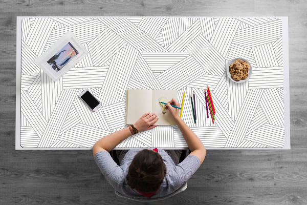 PVC Schreibtischmatte Ornament-Muster