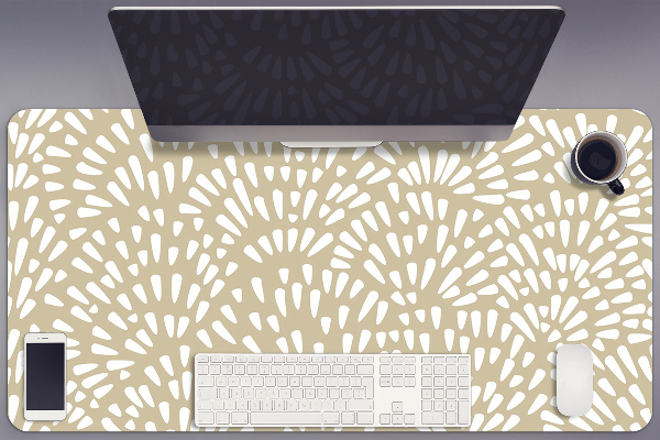 Schreibtischunterlage Beige Tränen Boho.
