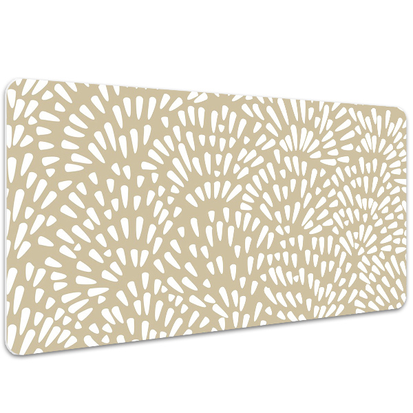 Schreibtischunterlage Beige Tränen Boho.