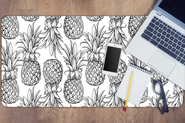 PVC Schreibtischmatte Ananas