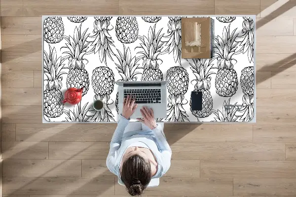 PVC Schreibtischmatte Ananas