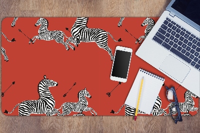 PVC Schreibtischmatte Zebra