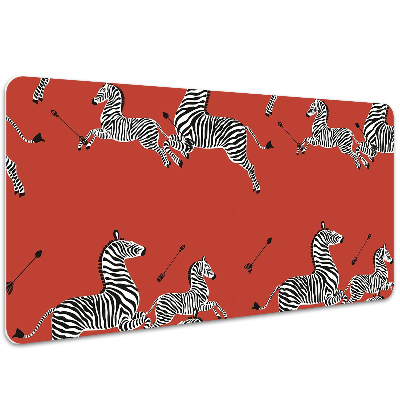 PVC Schreibtischmatte Zebra