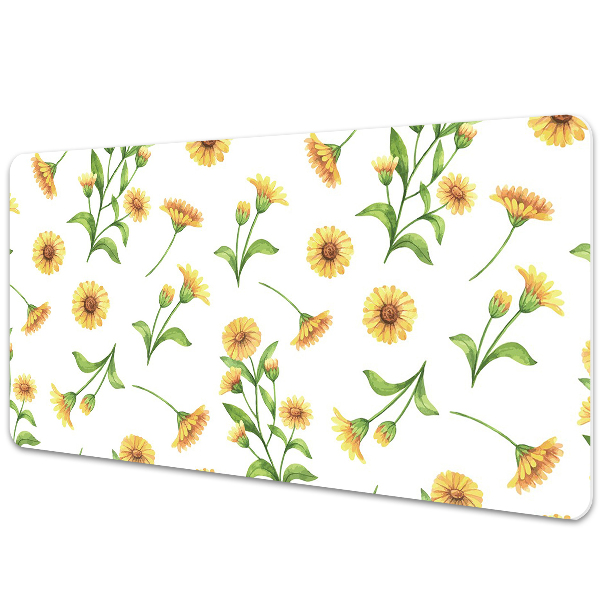 PVC Schreibtischmatte Sonnenblumen