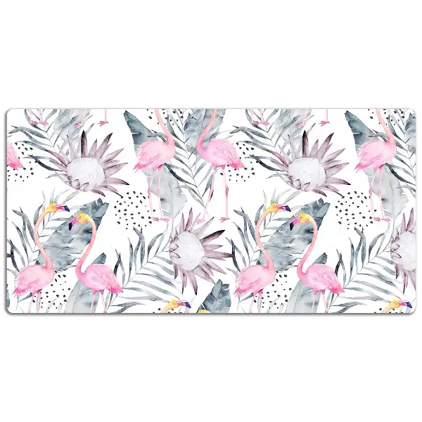 Büro-Schreibtischmatte Flamingos