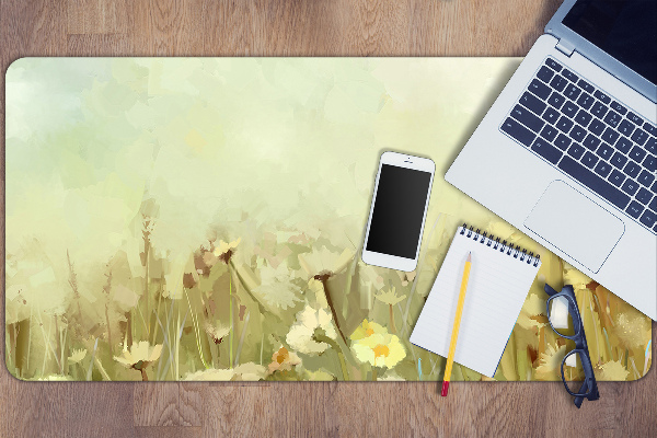 PVC Schreibtischmatte Feldblumen