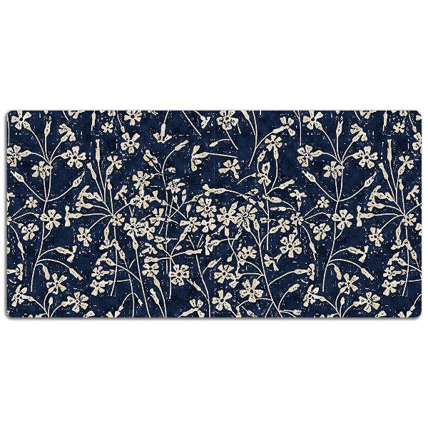 Schreibtisch Unterlegmatte Blumenmuster
