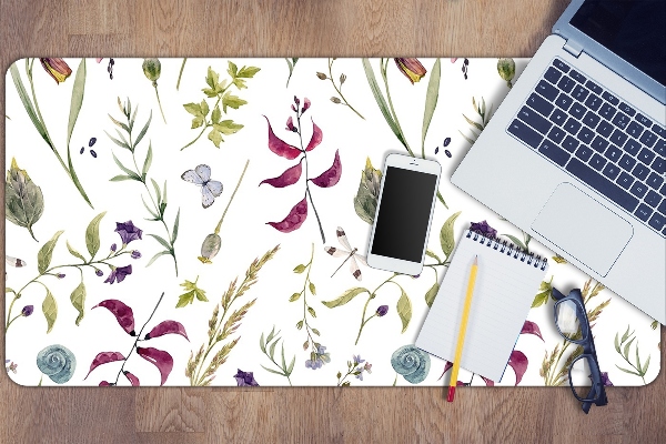Schreibtischunterlage Botanische Blume.