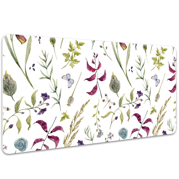 Schreibtischunterlage Botanische Blume.