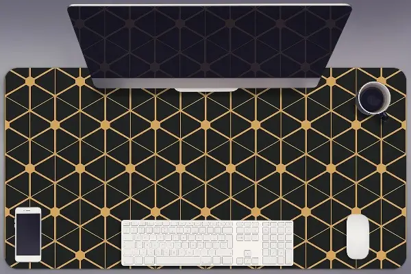 Schreibtisch Unterlegmatte Hexagonal