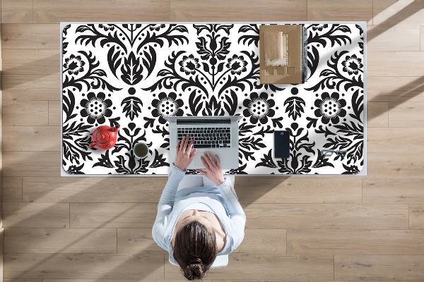 Büro-Schreibtischmatte Blumenmuster