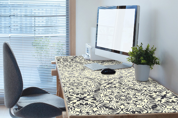 Büro-Schreibtischmatte Blumenmuster