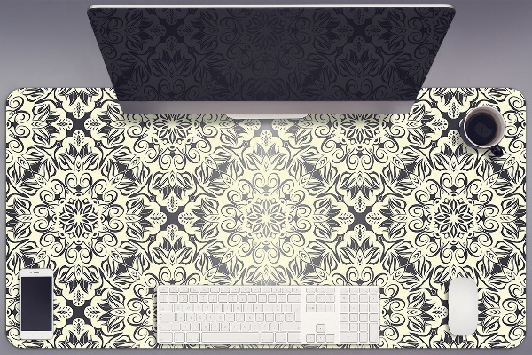 Büro-Schreibtischmatte Blumenmuster
