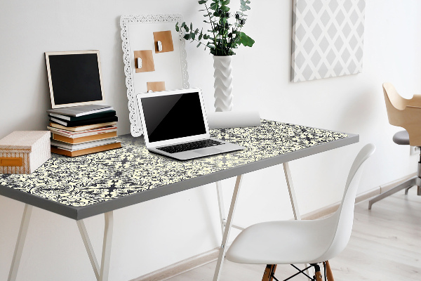 Büro-Schreibtischmatte Blumenmuster