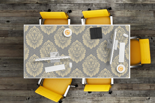 Büro-Schreibtischmatte Damastmuster