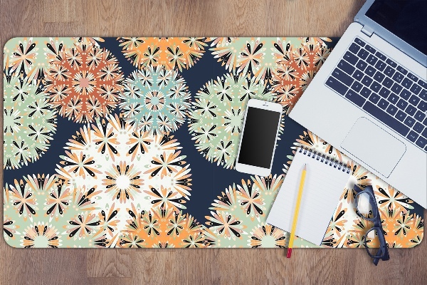 Büro-Schreibtischmatte Bunte Mandalas