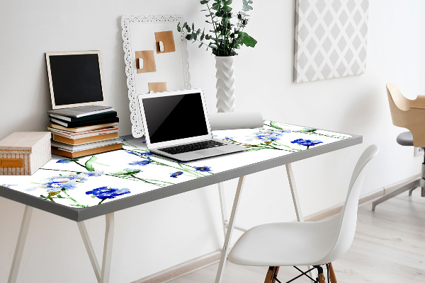 PVC Schreibtischmatte Lackierte Blumen