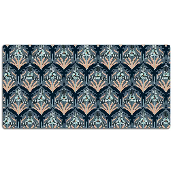 PVC Schreibtischmatte Weinleseblumen