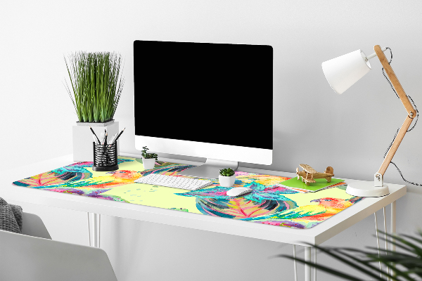 PVC Schreibtischmatte Bunte Papageien