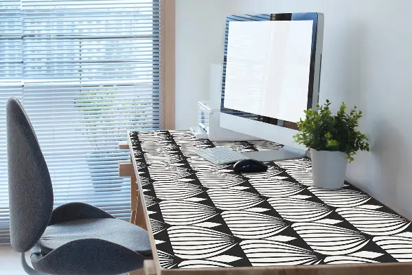 Büro-Schreibtischmatte Retro-Muster