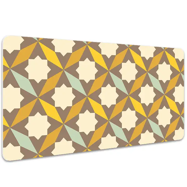 Schreibtisch Unterlegmatte Retro-Muster