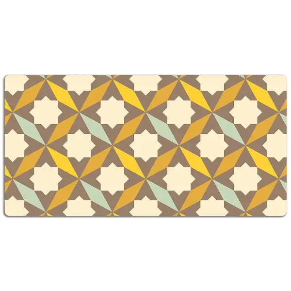 Schreibtisch Unterlegmatte Retro-Muster