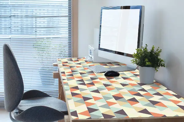 PVC Schreibtischmatte Kleine Dreiecke