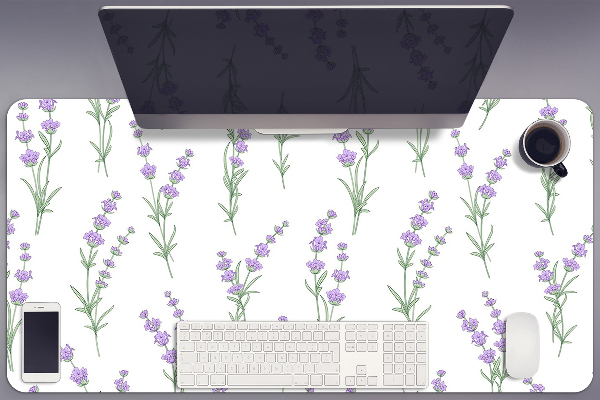 Büro-Schreibtischmatte Lavendelblumen