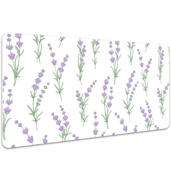 Büro-Schreibtischmatte Lavendelblumen