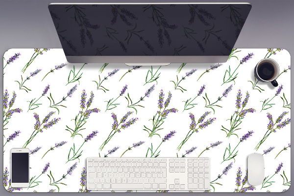 Schreibtischunterlage Lavendelblumen
