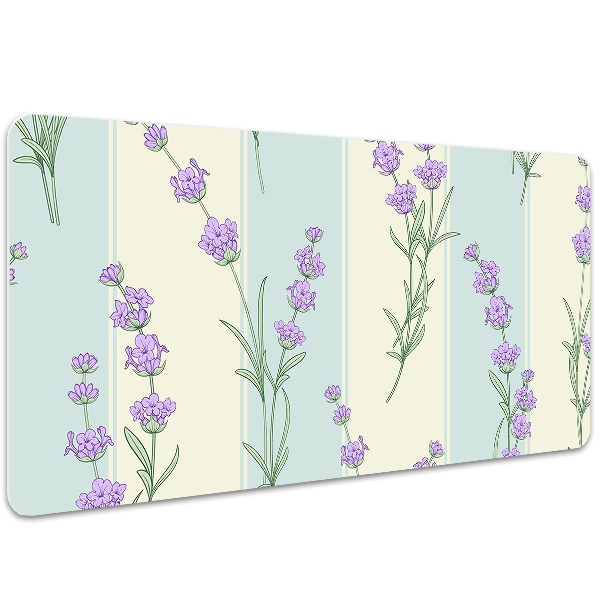 Schreibtischunterlage Lavendelblumen