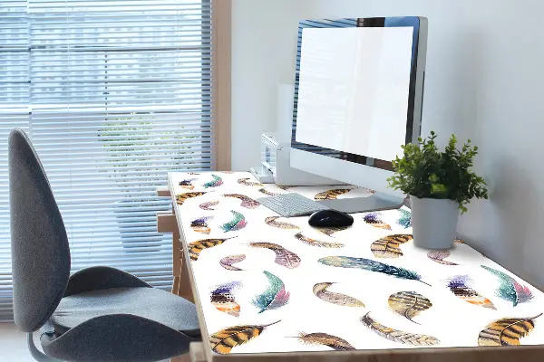 Büro-Schreibtischmatte Gefieder