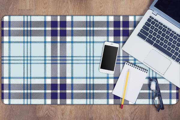 Büro-Schreibtischmatte Tartan