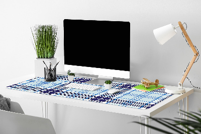 Büro-Schreibtischmatte Tartan