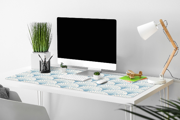 Schreibtisch Unterlegmatte Retro-Muscheln
