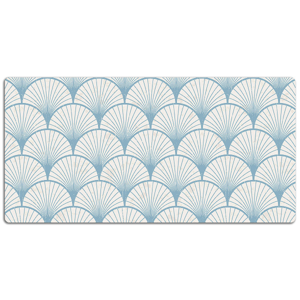 Schreibtisch Unterlegmatte Retro-Muscheln