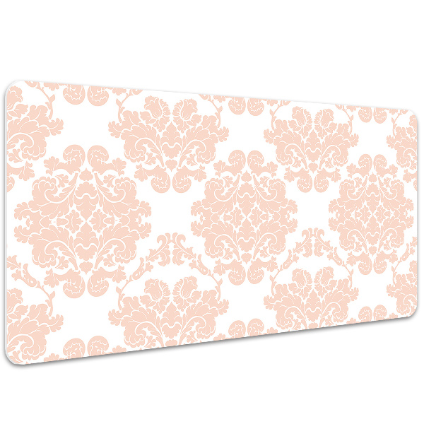 PVC Schreibtischmatte Blumenverzierung