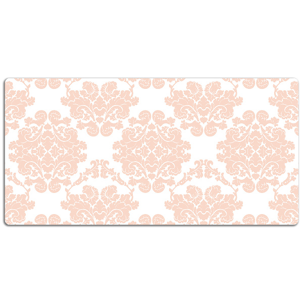 PVC Schreibtischmatte Blumenverzierung